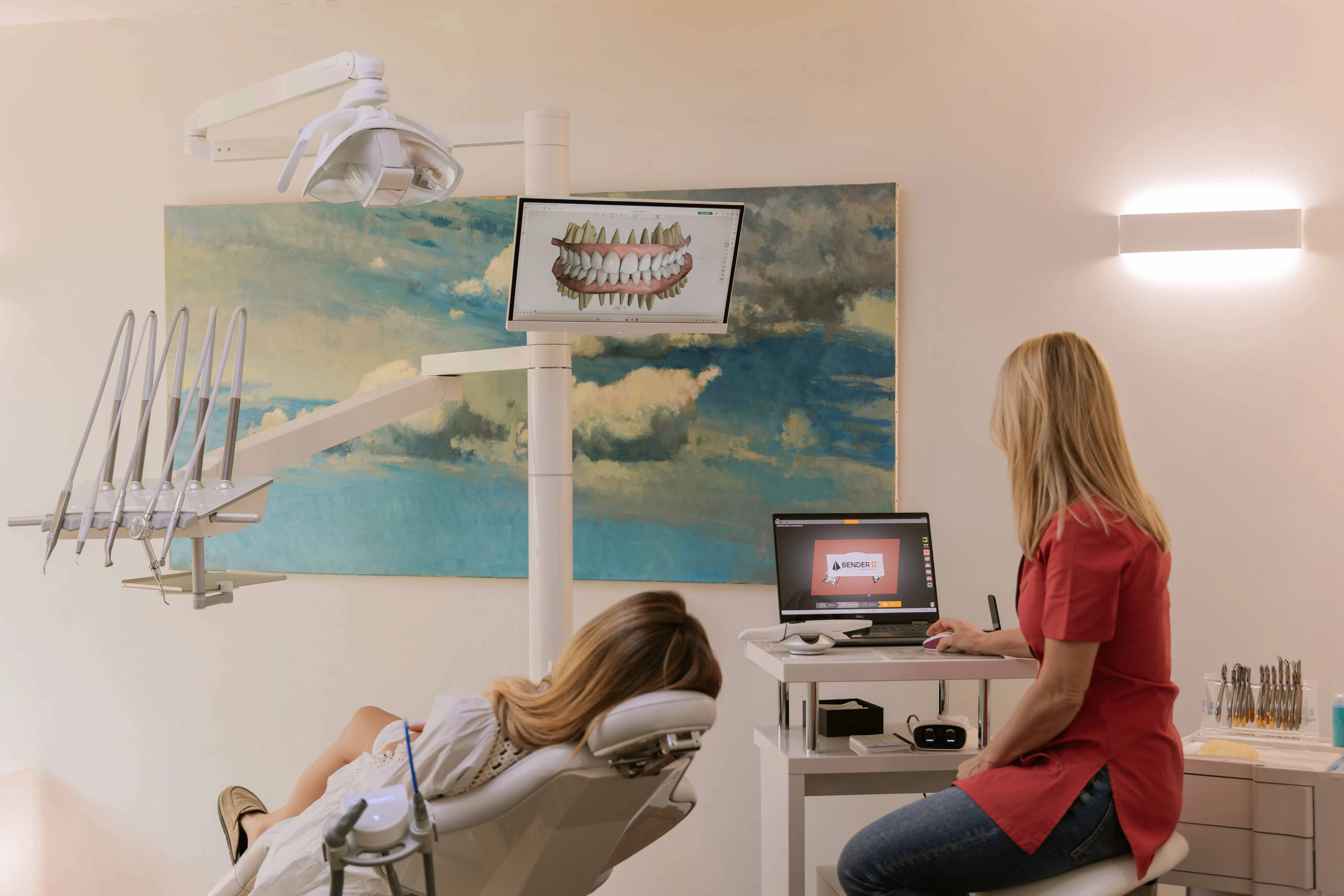 Consultation avec visualisation 3D du sourire